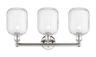 Edison Three Light Bath Vanity (616-3W-PN-G460-7CL)