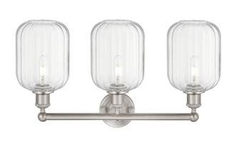 Edison Three Light Bath Vanity (616-3W-SN-G460-7CL)