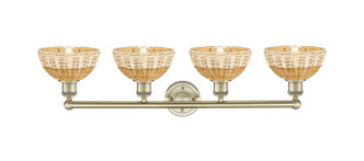 Edison Four Light Bath Vanity (616-4W-AB-NBD2-75-NAT)
