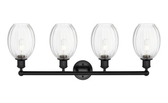 Edison Four Light Bath Vanity (616-4W-BK-G459-6CL)