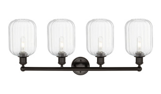 Edison Four Light Bath Vanity (616-4W-OB-G460-7CL)