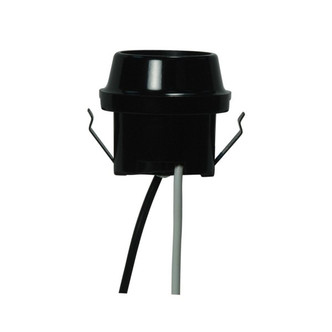 Satco - 80-1766 - Snap-In Double With Flange Rim - Black