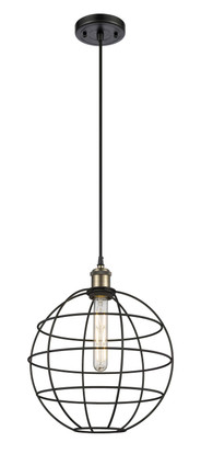 Innovations - 516-1P-BAB-CE-12-BK - LED Pendant - Ballston - Black Antique Brass
