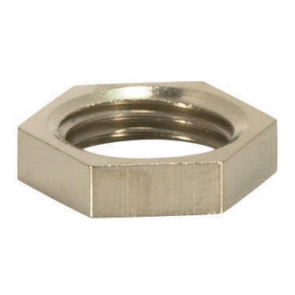 Satco - 90-1385 - Hexagon Locknut - Nickel Plated Satco - 90-1385 - Hexagon Locknut - Nickel Plated