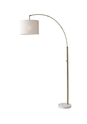 Adesso Home - 4249-21 - Floor Lamp - Bowery - Antique Brass
