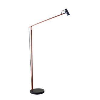 Adesso Home - AD9101-15 - LED Floor Lamp - Crane - Walnut Wood/ Black
