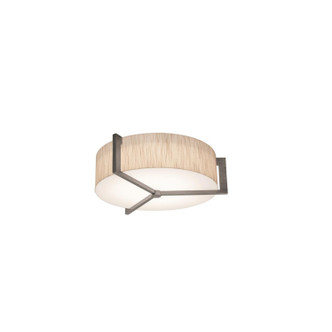 AFX Lighting - APF1214MBWG-JT - Two Light Flush Mount - Apex - Jute/Weathered Grey