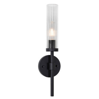 AFX Lighting - HNTS0518MBBK - One Light Wall Sconce - Huntington - Black