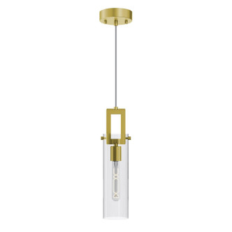 AFX Lighting - HOUP04MBLB - One Light Pendant - Houston - Light Antique Brass