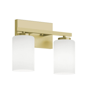 AFX Lighting - LEOV1309MBLB - Two Light Vanity - Leo - Light Antique Brass