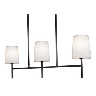 AFX Lighting - ROSP3605CBBK - Three Light Linear Pendant - Rose - Black
