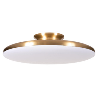 AFX Lighting - SKYF15LAJD1SB - LED Semi-Flush Mount - Skye - Satin Brass