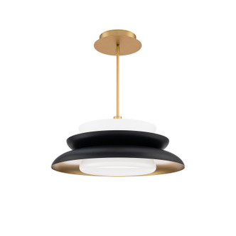 W.A.C. Lighting - PD406624-TWA-BK/GO - LED Pendant - Capulet - Black/Gold