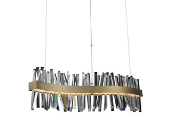 Allegri - 030250-038 - LED Island Pendant - Glacier - Brushed Champagne Gold