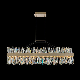 Allegri - 030260-038 - LED Island Pendant - Glacier - Brushed Champagne Gold Allegri - 030260-038 - LED Island Pendant - Glacier - Brushed Champagne Gold