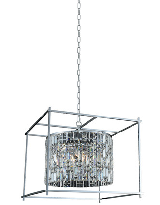 Allegri - 036153-010-FR001 - Eight Light Pendant - Joni - Chrome Allegri - 036153-010-FR001 - Eight Light Pendant - Joni - Chrome