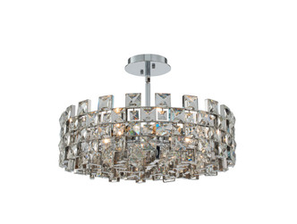 Allegri - 036655-010-FR001 - Eight Light Pendant - Piazze - Polished Chrome Allegri - 036655-010-FR001 - Eight Light Pendant - Piazze - Polished Chrome