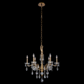 Allegri - 039071-032-FR001 - Six Light Chandelier - Venere - Historic Brass Allegri - 039071-032-FR001 - Six Light Chandelier - Venere - Historic Brass