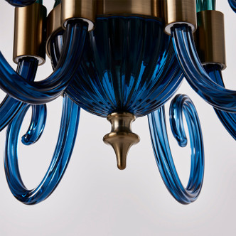 Tinta Six Light Chandelier (043670-044-GLMULTI)