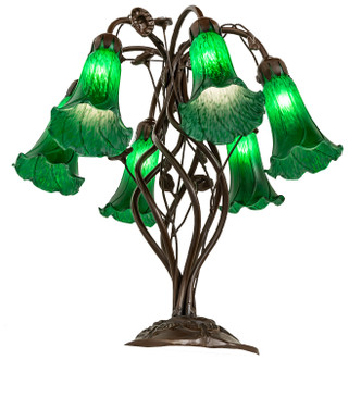 Green Six Light Table Lamp (255806)