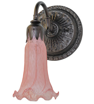 Pink One Light Wall Sconce (261096)