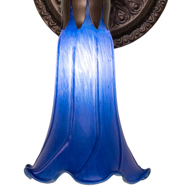 Blue One Light Wall Sconce (261102)