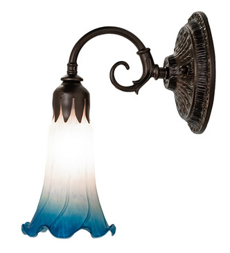 Pink/Blue One Light Wall Sconce (261104)