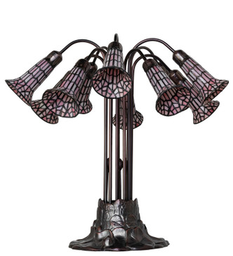 Stained Glass Pond Lily Ten Light Table Lamp (261671) Stained Glass Pond Lily Ten Light Table Lamp (261671)