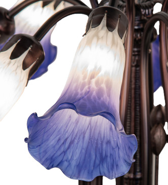 Blue/White 12 Light Chandelier (261736)