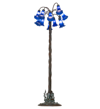 Blue 12 Light Floor Lamp (262117)