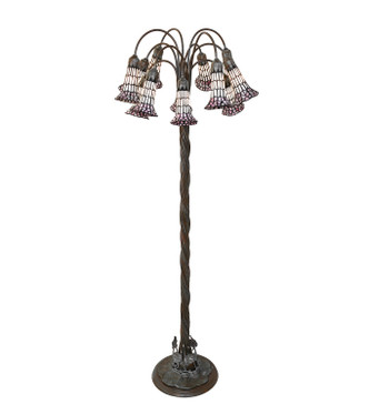 Stained Glass Pond Lily 12 Light Floor Lamp (262128) Stained Glass Pond Lily 12 Light Floor Lamp (262128)