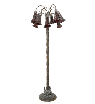 Stained Glass Pond Lily 12 Light Floor Lamp (262129) Stained Glass Pond Lily 12 Light Floor Lamp (262129)