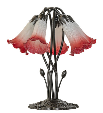 Pink/White Five Light Table Lamp (262217)