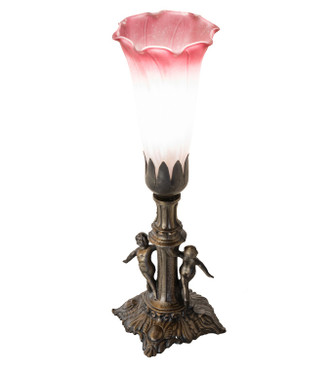 Pink/White One Light Mini Lamp (262934)