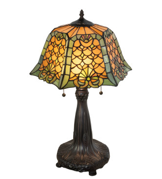 Duffner & Kimberly Shell & Diamond Two Light Table Lamp (264839) Duffner & Kimberly Shell & Diamond Two Light Table Lamp (264839)