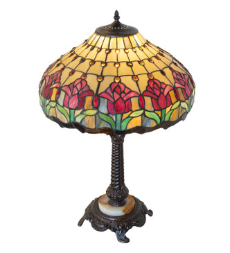 Colonial Tulip One Light Table Lamp (265014)