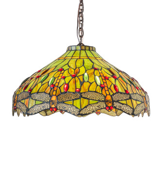 Tiffany Hanginghead Dragonfly Six Light Oblong Pendant (26544)