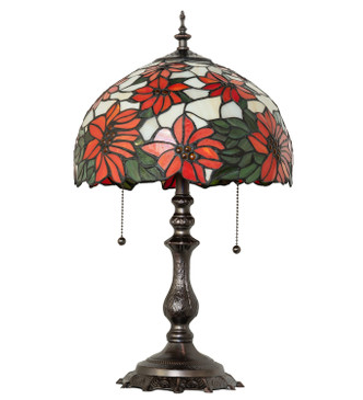 Poinsettia Two Light Table Lamp (269101)