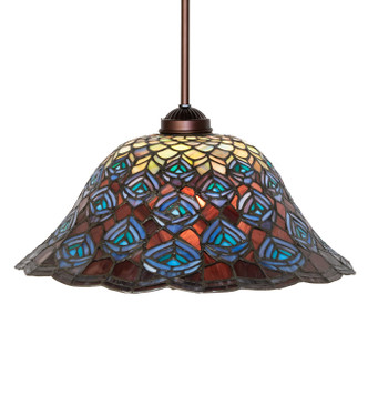 Tiffany Peacock Feather One Light Pendant (269829)