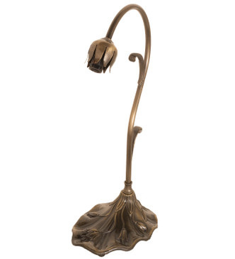 Stained Glass Pond Lily One Light Mini Lamp (27084) Stained Glass Pond Lily One Light Mini Lamp (27084)
