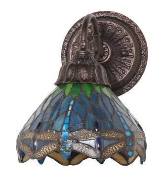 Tiffany Hanginghead Dragonfly One Light Wall Sconce (270889)