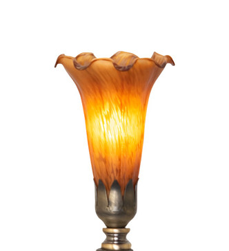 Amber Pond Lily One Light Mini Lamp (273016)