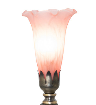 Pink Tiffany Pond Lily One Light Mini Lamp (273025)