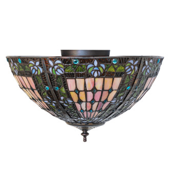 Fleur-De-Lis Three Light Flushmount (274336)