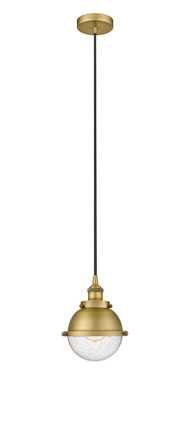 Innovations - 616-1PH-BB-HFS-64-BB-LED - LED Mini Pendant - Edison - Brushed Brass