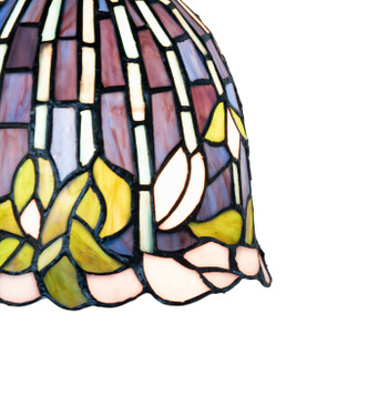 Tiffany Flowering Lotus One Light Flushmount (276089)