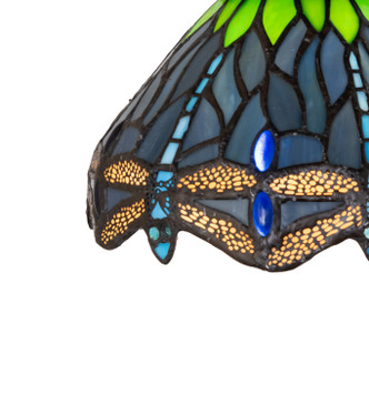 Tiffany Hanginghead Dragonfly One Light Flushmount (276106)