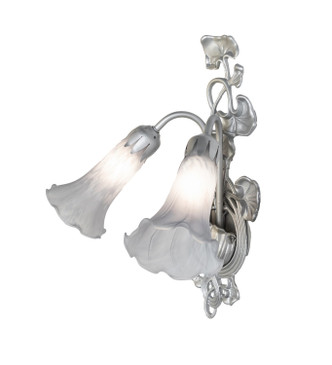 Gray Tiffany Pond Lily Two Light Wall Sconce (276538)