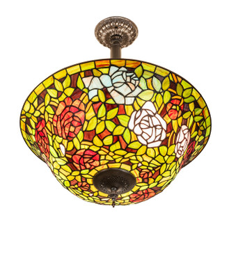 Tiffany Rosebush Three Light Pendant (280149)