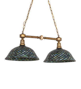 Tiffany Fishscale Two Light Island Pendant (282888)
